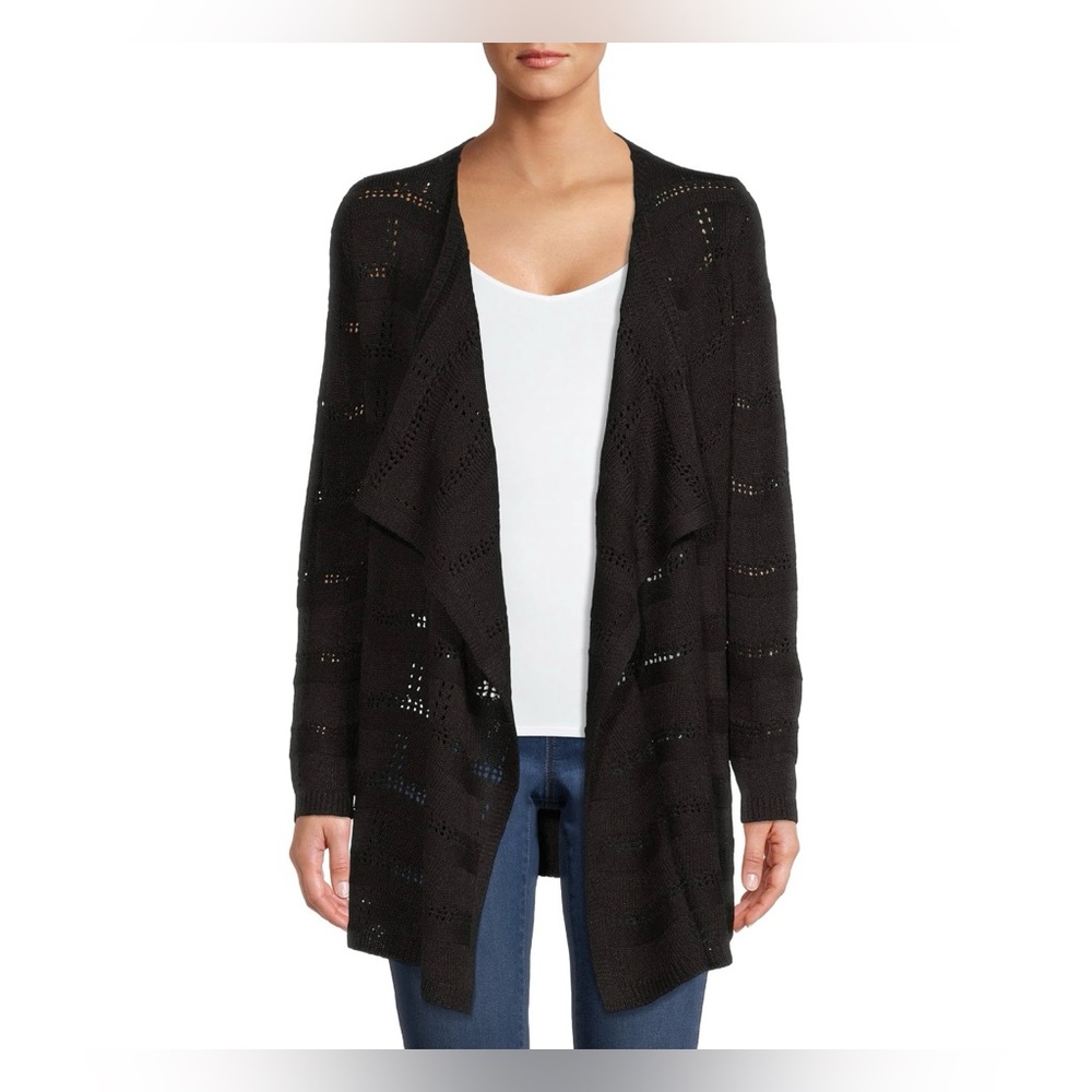 NWOT INNER CIRCLE Drape Front Cardigan XL